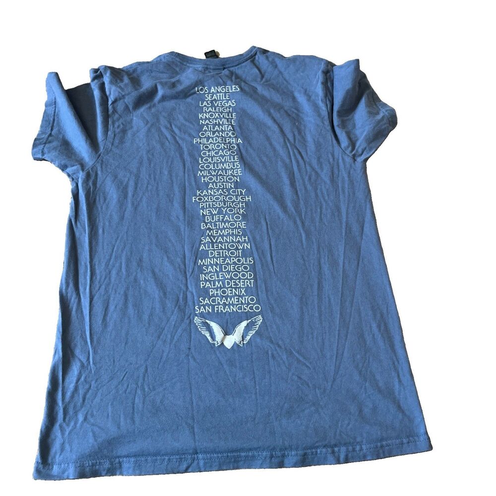 Stevie Nicks 2023 Tour T-Shirt Size Medium Double Sided Blue - Picture 5 of 7